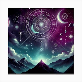 Astrology Canvas Print