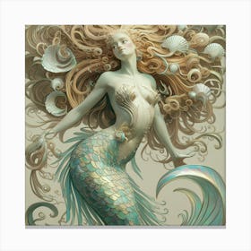 Mermaid 9 Canvas Print