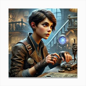 Engineer Lila Petrov Canvas Print