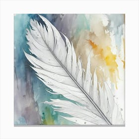 Feather Painting 19 Canvas Print