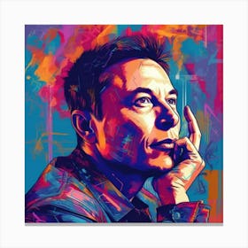 Elon Musk Canvas Print