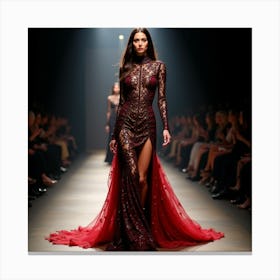 Paris Fashion Week 1 Canvas Print