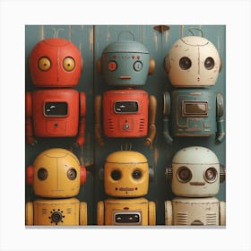 Robots Canvas Print