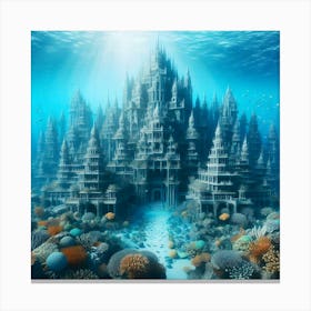 Underwater City 1 Canvas Print