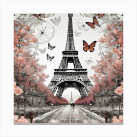 Paris Eiffel Tower 110 Canvas Print