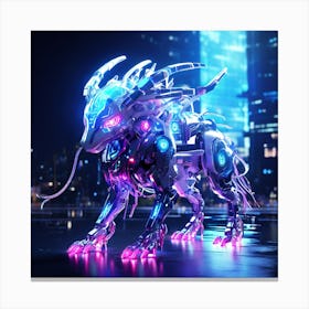 Futuristic Robot Canvas Print