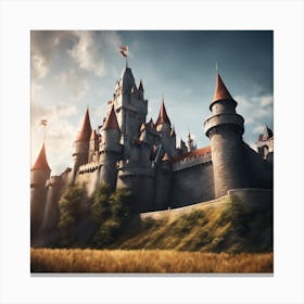 Castle Stock Videos & Royalty-Free Footage 5 Canvas Print