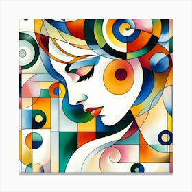 Abstract Of A Woman 22 Canvas Print