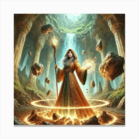 Delora Earthsong Seismic Control Canvas Print