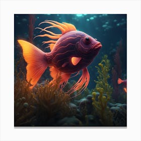 Underwater Fishes Canvas Print