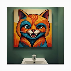 Default Hello Youre Awesome Nice Bum Bathroom Art 0 Canvas Print