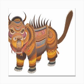 Tibetan Bull Canvas Print