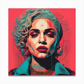 Madonna The Star Canvas Print