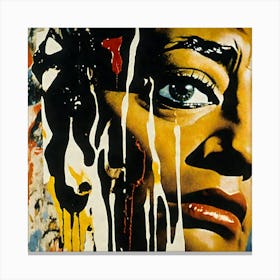 Woman In Black 1 Canvas Print