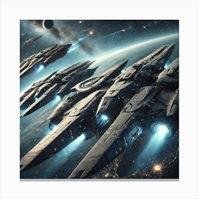 Eclipse Stealth Frigates Converted 1 Canvas Print