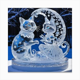 Ice Sculptures Canvas Print