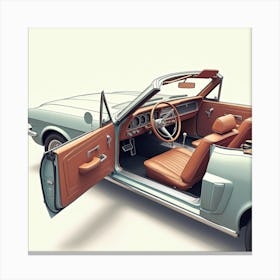 Mustang Convertible Canvas Print