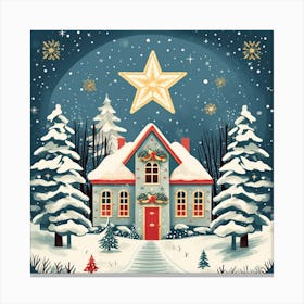 Christmas Card 5 Canvas Print