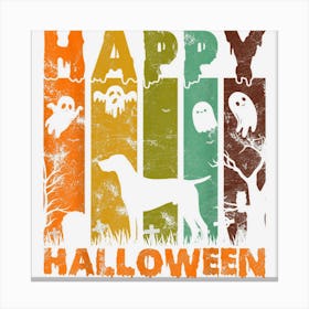 Matching Halloween Costume German Shorthaired Pointer Dog 1 Canvas Print