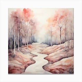 Watercolour Painting Canvas Print