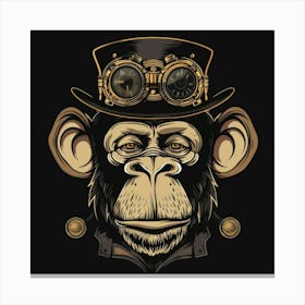 Steampunk Monkey 15 Canvas Print