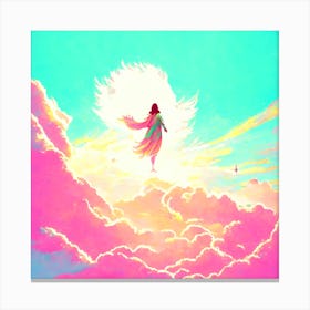 Angel In The Sky 2 Canvas Print