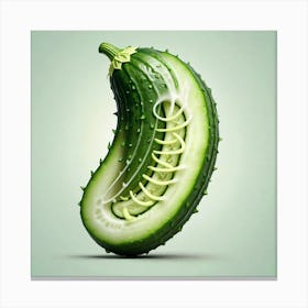 Cucumber Art 1 Canvas Print