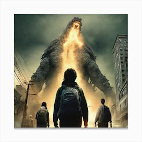 Godzilla 1 Canvas Print