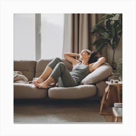 Maddies Mood Living Room Art print 4 Canvas Print