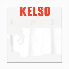 Kelso Washington Usa State America Travel Washingtonian Canvas Print