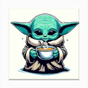 Child Yoda 3 Canvas Print