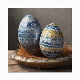 Easter Eggs Canvas Print
