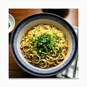 Asian Noodle Soup Canvas Print