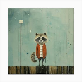 Raccoon 4 Canvas Print