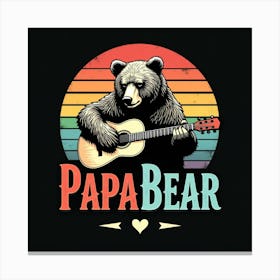 Papa Bear Canvas Print