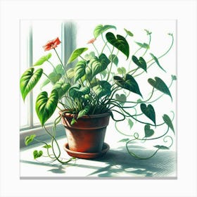 Potted Plant 8 Canvas Print