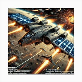 Solar Fang High Speed Interceptor Converted Canvas Print