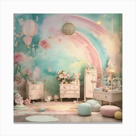 Shabby Chic Dreamy Mist Pastel Junk Journals Nurse (29) Canvas Print