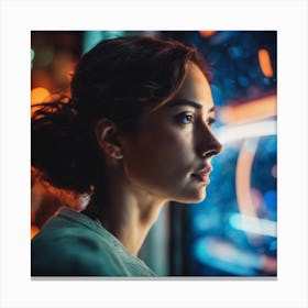 Gazing Into Space Canvas Print