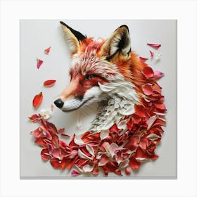 Foxy Flower Canvas Print