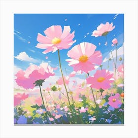 Pink Flowers 2 Canvas Print