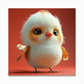 Cute Little Bird 5 Canvas Print