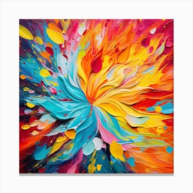 Abstract Abstract Painting Canvas Print