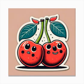 Cherry Couple 2 Canvas Print