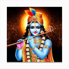 Lord Krishna 1 Canvas Print