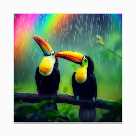 Tropical Downpour Delight Canvas Print