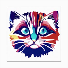 Cat Portrait Canvas Print