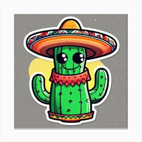 Mexican Cactus 26 Canvas Print