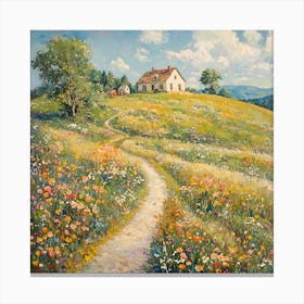 Path Through The Meadow 1 Canvas Print