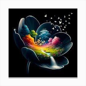 Flower Painting 2 Canvas Print